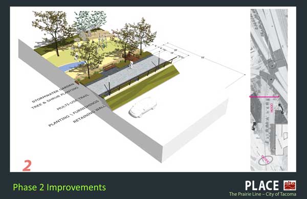 Phase 2 designs show a richer environment filling expanded space.