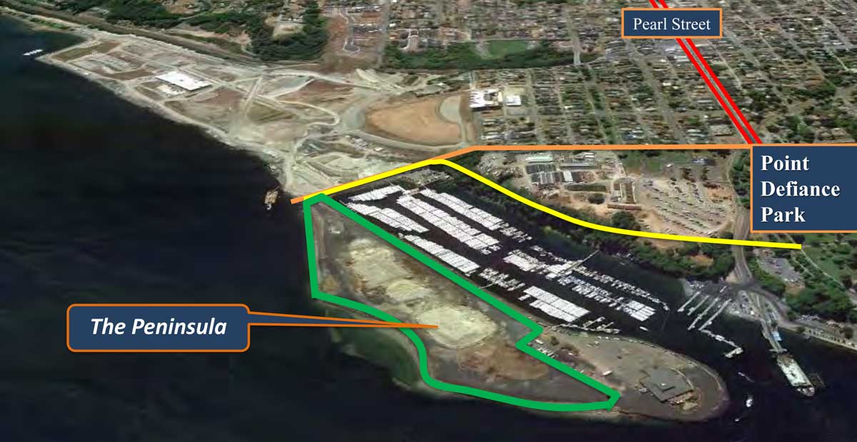 Peninsula Park sits right next to the old Asarco site that inspired Herbert's concern for the health of the planet.