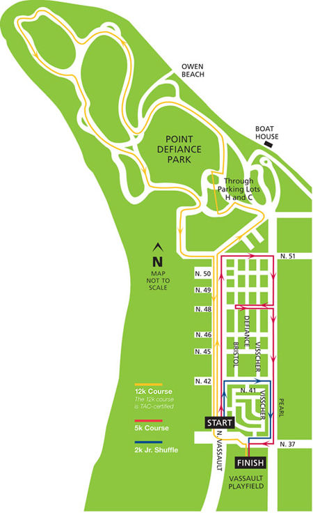 Sound to Narrows 2013 course map.